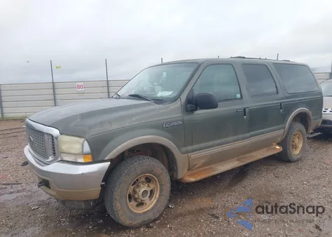 2002 Ford Excursion Limited z USA, uszkodzony, nr VIN 1FMNU43S42EB07522